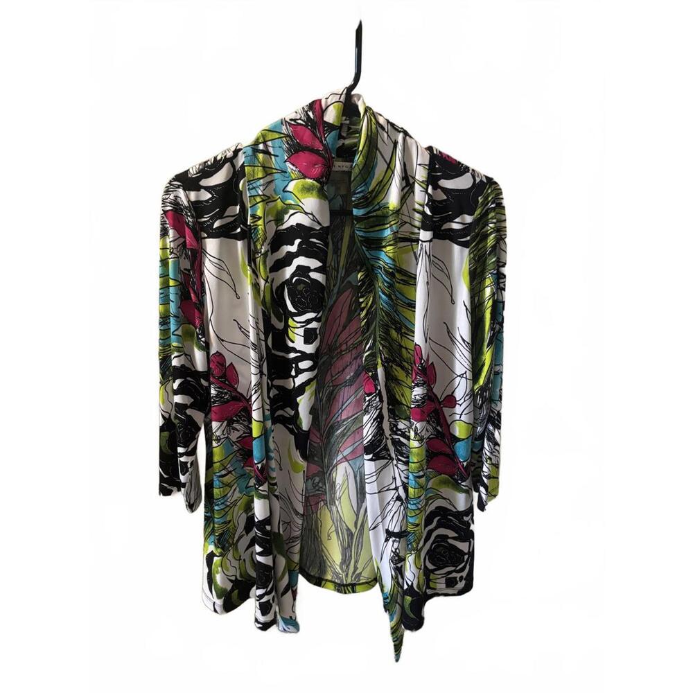 Vibrant Peter Nygård Lightweight Kimono Jacket - Size M